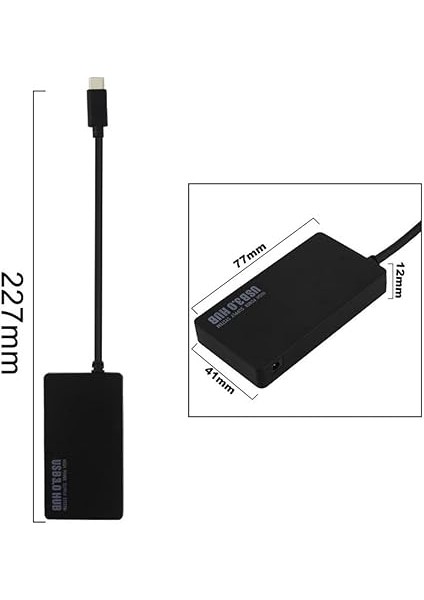 Type C USB 3.1, 4xusb 3.0 Hub Çoklayıcı Dönüştürücü Switch Type C To USB Çevirici modelleri