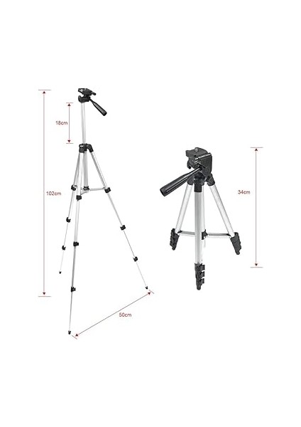 Nıppon, Profesyonel Fotoğraf Video Çekimi Tripod Telefon Tutucu - Tripod Telefon Tutucu (Kumandalı) indirimleri