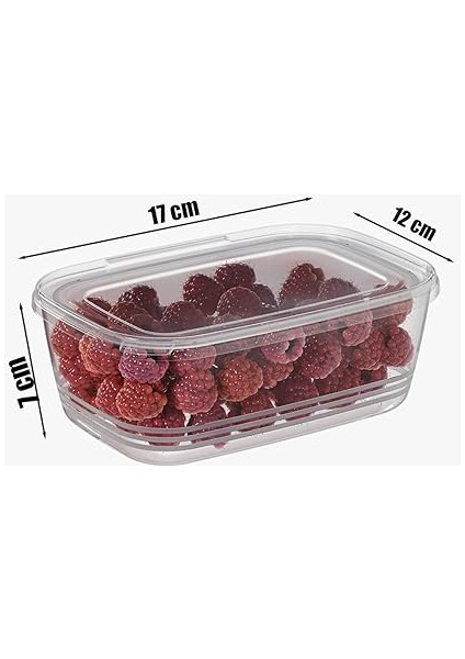 1072 30'lu Buzluk Düzenleyici Saklama Kabı Kendinden Kapaklı Derin Dondurucu Saklama Kabı 1 Lt Şeffaf fırsatları