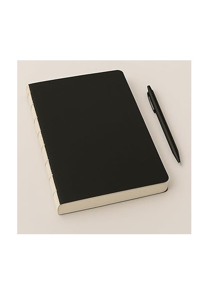 Tanıtım Özel Tasarım Siyah Kraft Kapaklı A4 Defter - 180 Derece Açılabilir, Sırtı DIKIŞLI,%100 El Işçiliği, Ofis, Okul, Günlük Kullanım Için Ideal Defter (Çizgili) fiyatları