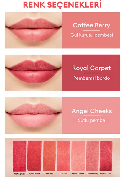 İpeksi Dokuda Kalıcı Dudak Kalemi Silky Lasting Lip Pencil (Angel Cheeks)