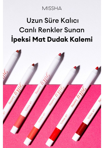 İpeksi Dokuda Kalıcı Dudak Kalemi Silky Lasting Lip Pencil (Angel Cheeks)
