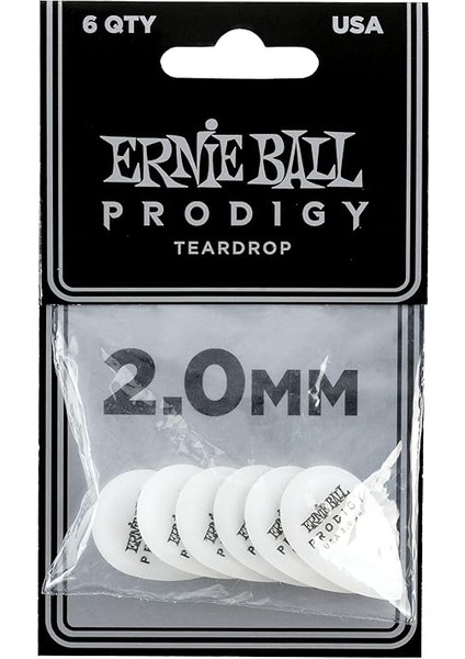 Ball 2.0mm Teardrop Prodigy Seçtikleri 6'lı Paket Beyaz fiyatları
