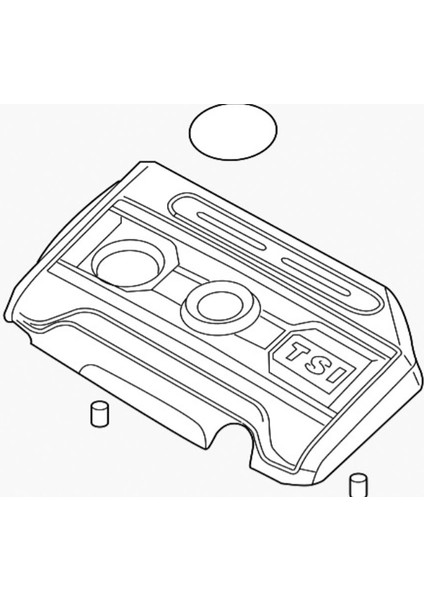 Volkswagen Tsı Motorlar Için Motor Üst Koruma Kapağı fiyatları