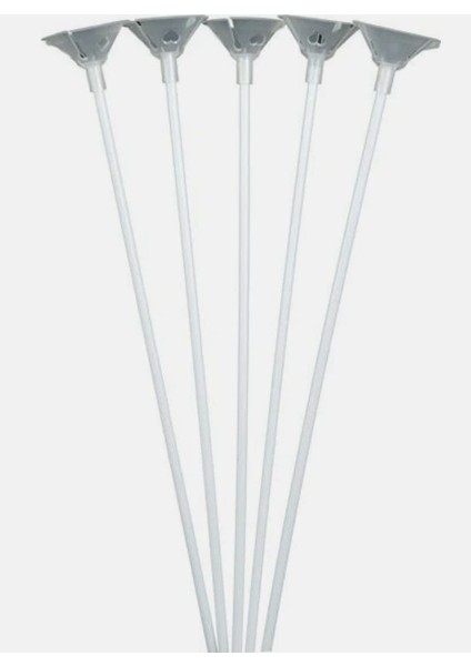 5 Kumaş Bayrak - 5 Ay Yıldızlı Balon - 5 Balon Çubuğu fırsatları