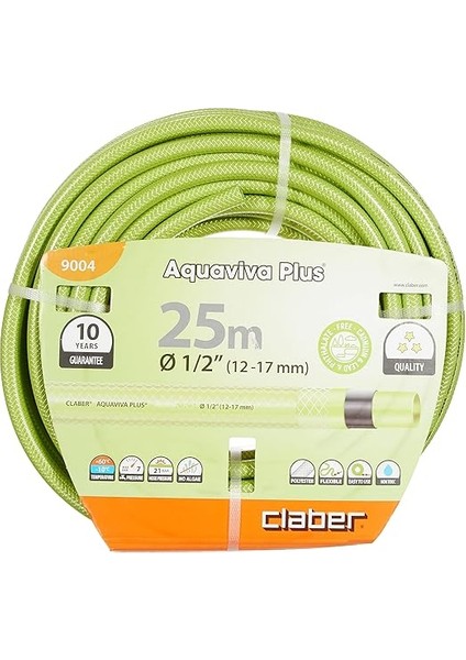 9004 Aquavıva Plus Bahçe Hortumu, 1/2 Inç (12-17 Mm) 25 Metre modelleri