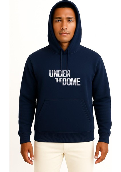 Kapüşonlu Under The Dome, Season 1 Under Göğüs Tasarımlı Unisex Sweatshirt
