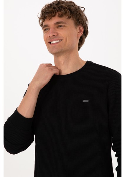 Erkek Siyah Sweatshirt 50316304-VR046 fiyatları