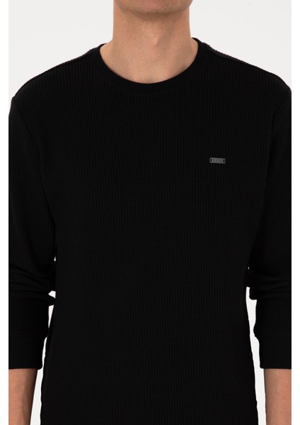 Erkek Siyah Sweatshirt 50316304-VR046