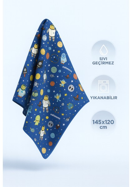 Mama Sandalyesi Altı ve Aktivite Bakım Örtüsü - Sıvı Geçirmez Yıkanabilir - 145X120CM fırsatları