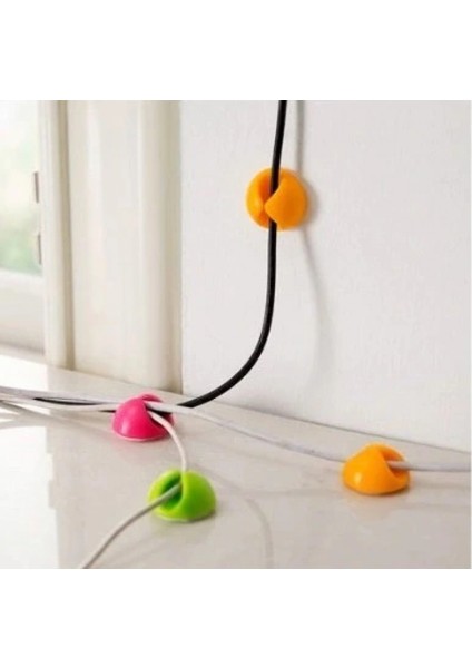 Siyah Beyaz Kablo Sabitleme Klipsi 10 lu (4887) indirimleri