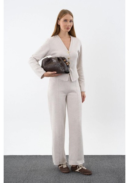 Kadın Büzgülü Çanta Kahverengi Örgülü