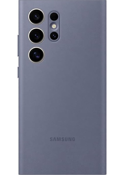 Smart View Wallet Akıllı Telefon Kılıfı EF-ZS928 Galaxy S24 Ultra Için, Cep Telefonu Kılıfı, Kart Bölmesi, Pencereli, Mor fiyatları