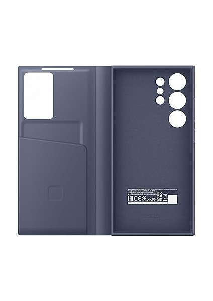 Smart View Wallet Akıllı Telefon Kılıfı EF-ZS928 Galaxy S24 Ultra Için, Cep Telefonu Kılıfı, Kart Bölmesi, Pencereli, Mor indirimleri