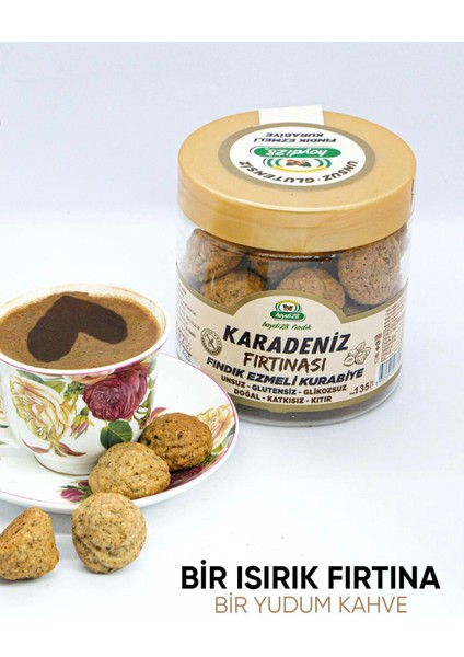 Glutensiz Fındık Ezme Kurabiyesi - Unsuz Katkısız Kıtır. Türkiyede Ilk 100 Gram. Plastiksağlıklı Kavanozda
