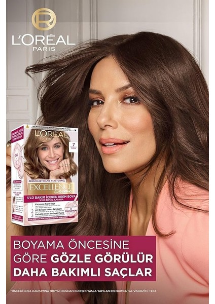 Parıs Excellence Creme Saç Boyası 6.46 Kızıl Bakır fiyatları