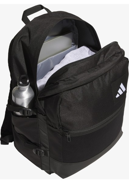 Utility Multi Pocket Unisex Siyah Sırt Çantası.-