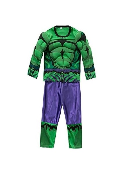 Friends - Çocuklar Için Süper Kahraman Serisi Cosplay Kostümü, Noel Çocuk Marvel Cosplay Erkek Cadılar Bayramı Süslü Elbise Kostüm Seti, 2-8 Yaş (Hulk, Yükseklik 115-130 Cm) modelleri