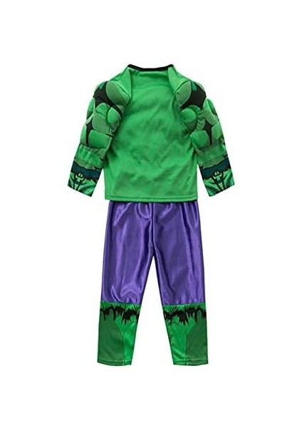Friends - Çocuklar Için Süper Kahraman Serisi Cosplay Kostümü, Noel Çocuk Marvel Cosplay Erkek Cadılar Bayramı Süslü Elbise Kostüm Seti, 2-8 Yaş (Hulk, Yükseklik 115-130 Cm) fırsatları