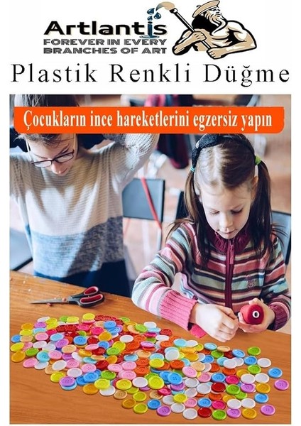 cm 50 Li 1 Paket 18 mm Plastik Renkli Düğme Dikiş Parlak Yuvarlak 4 Delikli Düğme Etkinlik Okul fırsatları