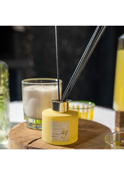 Deco Lime Cello Çubuklu Oda Kokusu - Sarı - 100 ml