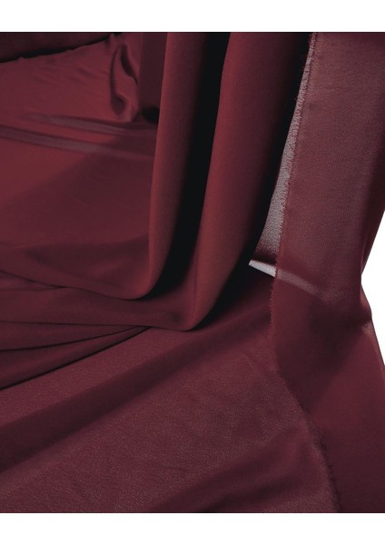 Koyu Kızıl Kahve Renkte Şifon (En 145 cm x Boy 250 Cm) modelleri