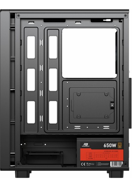 PB-A5065B 650W 80+ Bronz USB 3.2 Argb Eatx Mid Tower Siyah Kasa indirimleri
