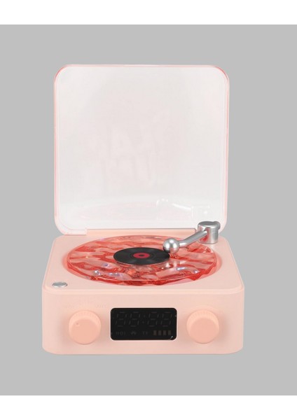 Retro Bluetooth Hoparlör Pembe indirimleri
