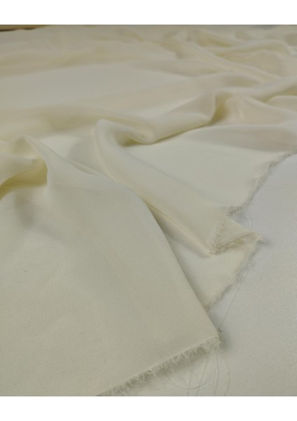 Krem Bej Arası Renkte Şifon En: 145 cm