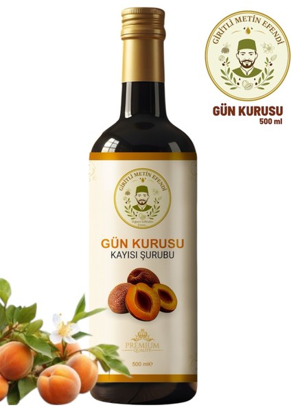 Gün Kurusu Kayısı Şurubu 500 ml