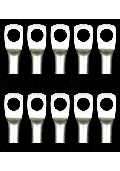 10 Adet Sıkmalı Kablo Pabucu Bakır Skp Pabuç 16MM M6