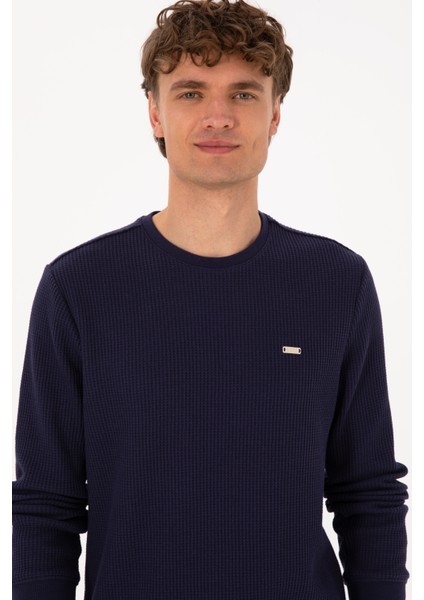 Erkek Mürdüm Sweatshirt 50316304-VR074 fiyatları