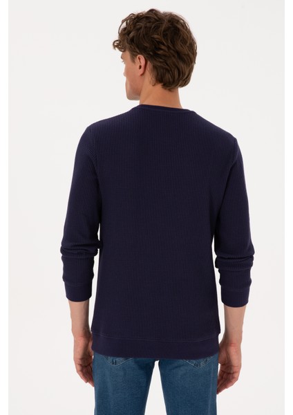 Erkek Mürdüm Sweatshirt 50316304-VR074 indirimleri