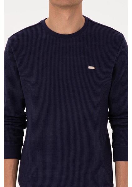 Erkek Mürdüm Sweatshirt 50316304-VR074