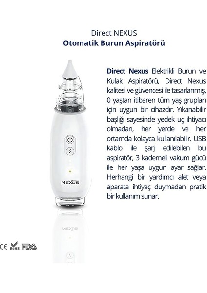 Elektrikli Burun Aspiratörü fiyatları