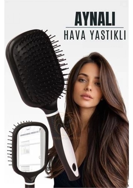 Aynalı Tarak Hava Yastıklı Ergonomik Tarak