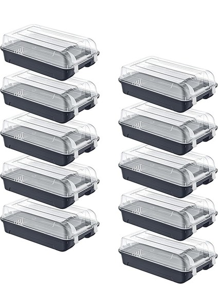 10'lu Set Kadın Antrasit Ayakkabı Kutusu