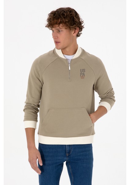 Erkek Açık Haki Sweatshirt 50316303-VR183 modelleri