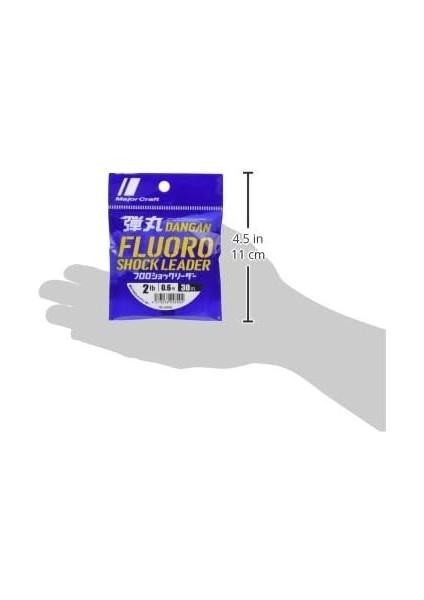 Craft Dangan Fluoro Shock Leader DFL-0.6/0.128MM./2LB/1.4KG/30MT. fırsatları