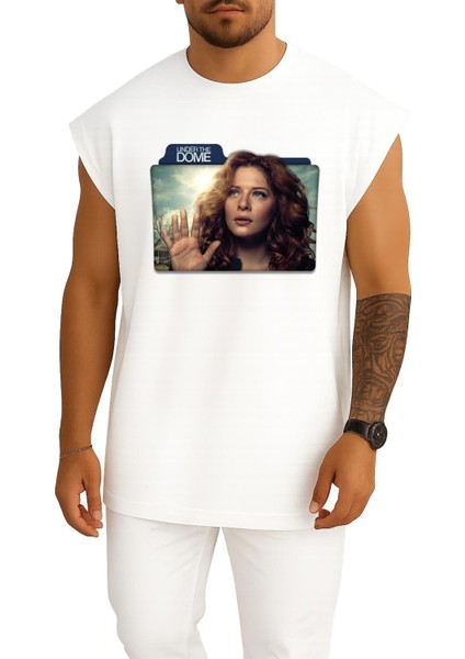 Oversize Rachelle Lefevre Under The Dome Julia Shumwa Göğüs Tasarımlı Atlet