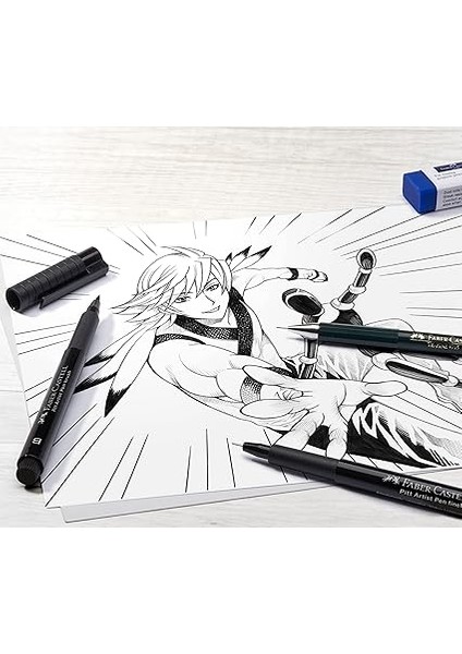 Pitt Artist P Manga 4'lü S (Xs,f,s;b) fırsatları