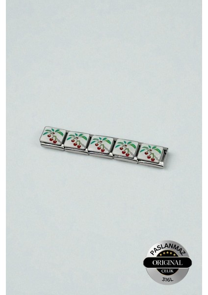 Italyan Charm Bileklik Charmı Kiraz Model 1 Adet