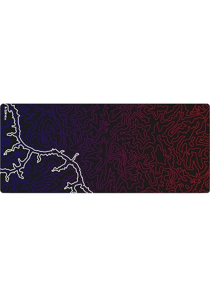 Gaming Mouse Pad 70X30, 90X40 Mouse Pad Xxl Büyük Oyuncu Mouse Pad (River Rainbow, 70X30 Cm)