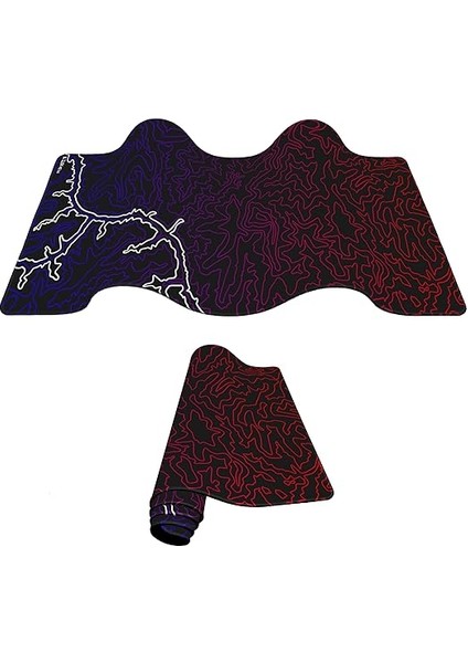 Gaming Mouse Pad 70X30, 90X40 Mouse Pad Xxl Büyük Oyuncu Mouse Pad (River Rainbow, 70X30 Cm) fiyatları