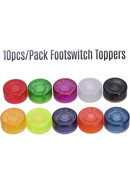 10 Adet Ayak Pedalı Topper Koruyucu Renkli Plastik Tamponlar Gitar Efekt Pedalı (Rastgele Renk Teslimatı) indirimleri