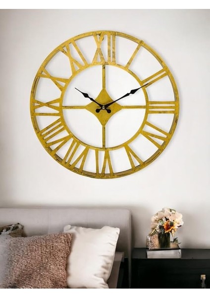 DM30 Serisi Roma Rakamlı Metal Duvar Saati Siyah 30 cm fiyatları