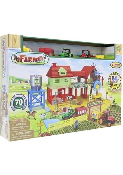 Wheels Die Cast Metal 70 Parça Çiftlik Seti fiyatları