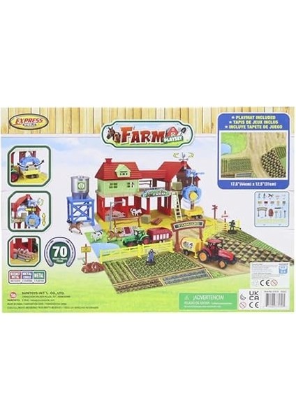 Wheels Die Cast Metal 70 Parça Çiftlik Seti fırsatları