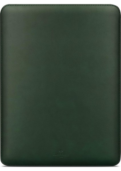 Laptop Kılıfı 15 Inç MacBook Air 15" M3 2024 A3114 &amp; M2 2023 A2941 ile Tam Uyumlu, Suni Deri Kılıf Kılıf, Yeşil