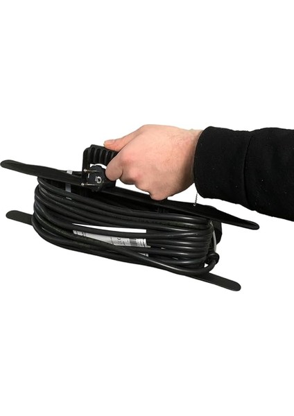 Kablo Yönetim Aparatı – Sarma, Toplama ve Düzenleme Için Siyah Çözüm